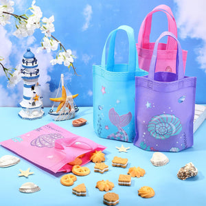 Mermaid Non-Woven Gift Bag Goodie Bag (Set of 24)