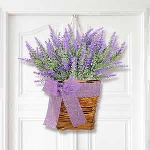 Lavender Hanging Basket - Front Door Wreath