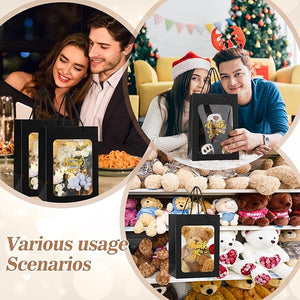 Thank You Gift Bags with Window (Set of 50)