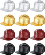 PU Leather Hip Hop Hat (Assorted Color, Set of 12)