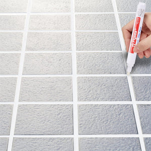 White Grout Tile Pen Grout Restorer Pen for Tile Wall Floor (Set of 12)