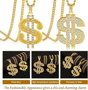Dollar Sign Chain (Set of 2)
