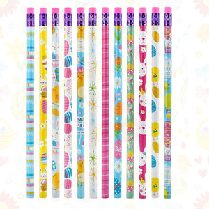 Easter Theme Pencil with Eraser (Set of 24)