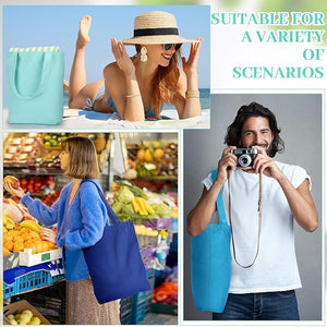 Cotton Canvas Tote Bag (Set of 16)