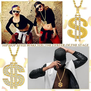 Dollar Sign Chain (Set of 2)