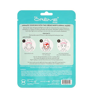 The Crème Shop Animated Face Sheet Mask - Set of 3 (Red Panda: Retinol)