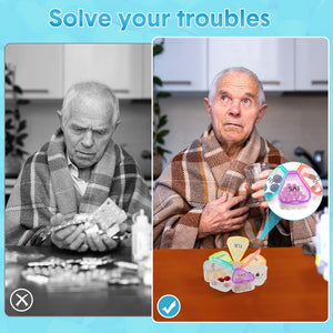 Weekly Pill Organizer Daily Pill Box (Set of 12)