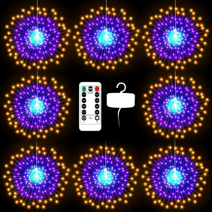 200 LED Bead Firework Light (Set of 8)