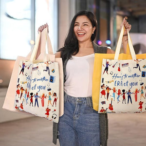 Singer Canvas Tote Bags for Music Lovers (Set of 20)