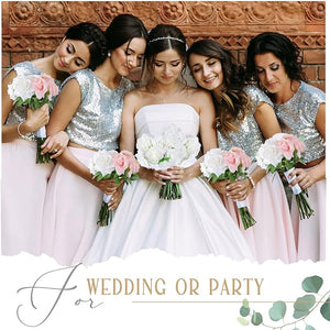 18 Bunches Artificial Rose Bouquet