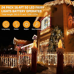 16.4 Feet 50 LED String Light (Set of 24)