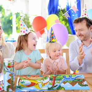 13.8" x 9.8" Wooden Dinosaur Jigsaw Puzzle (8 Set, 560 Pcs)