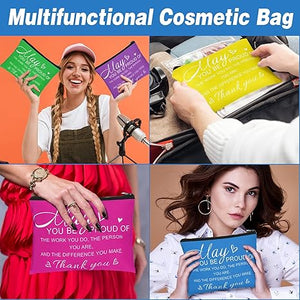 Inspirational Canvas Makeup Bag (Set of 32)