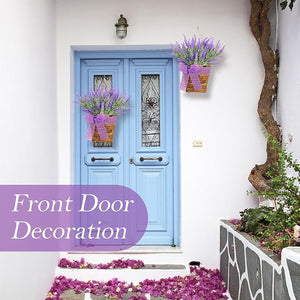 Lavender Hanging Basket - Front Door Wreath