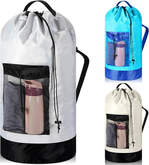 Large Laundry Backpack Bag (Assorted Color, Set of 3)