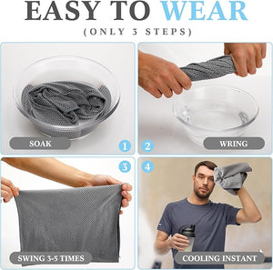 Microfiber Cooling Towel (Assorted Color, Set of 30)