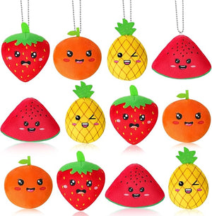 Stuffed Fruit Toy (Assorted Design, Set of 12)