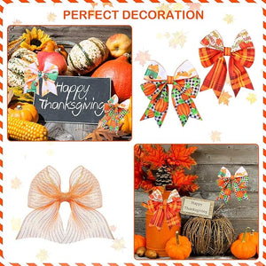 43-Yard Fall Holiday Ribbon Set (Set of 7 Roll)
