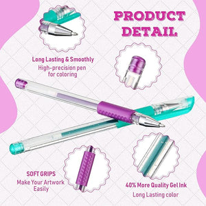 36 Color Glitter Gel Pen Set