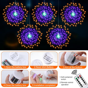 200 LED Bead Firework Light (Set of 8)