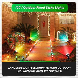 Outdoor Plug-in Spotlight (Set of 4)