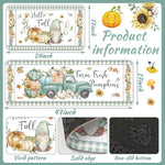 2 Pcs Fall Kitchen Rug Set