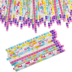 Easter Theme Pencil with Eraser (Set of 24)