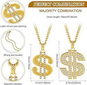 Dollar Sign Chain (Set of 2)