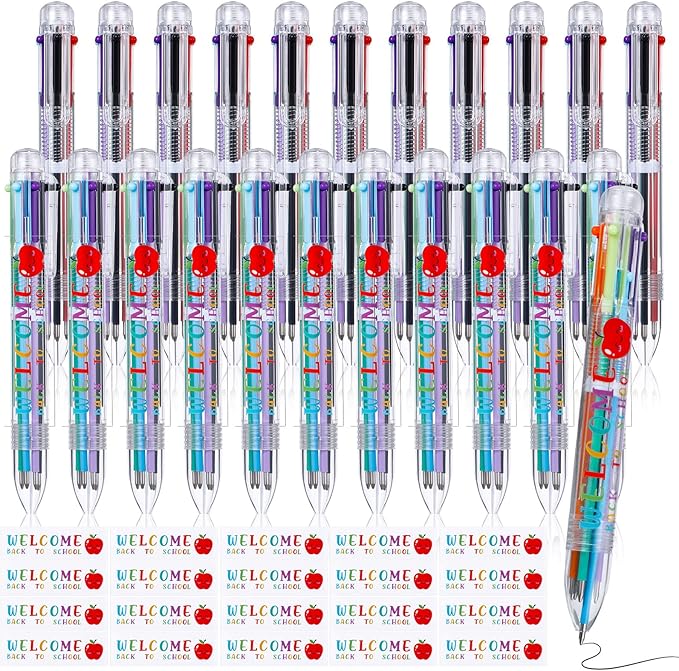 0.5 mm 6-in-1 Multicolor Ballpoint Pen (Set of 100)