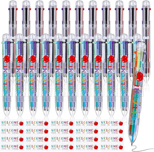 0.5 mm 6-in-1 Multicolor Ballpoint Pen (Set of 100)