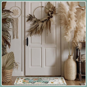 2 Pcs Fall Kitchen Rug Set