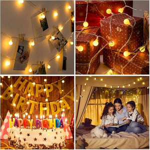 20 Ft 40 LED Globe String Light (Set of 6)