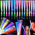 LED Glow Fiber Optic Wand, Glow-in-the-Dark Party Toy (Set of 60)