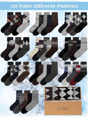 Men's Dress Socks (Pairs of 50)