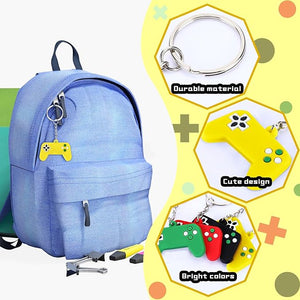 Silicone Game Controller Keychain (Assorted Color, Set of 36)