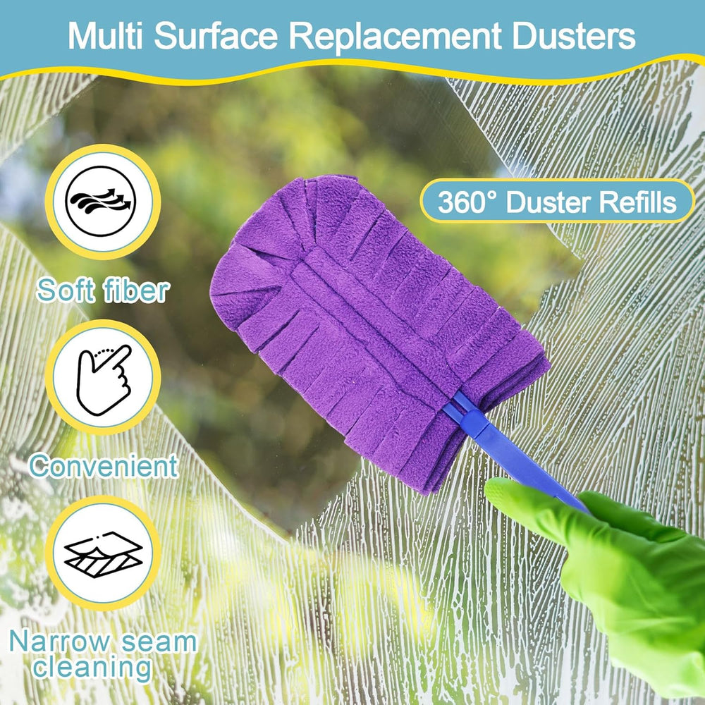Microfiber Duster Kit (Assorted Style, Set of 12)