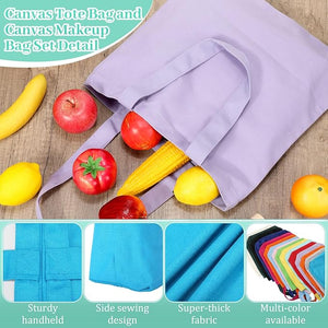 Cotton Canvas Tote Bag (Set of 16)