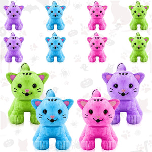 Stuffed Cat Toy (Assorted Color, Set of 8)