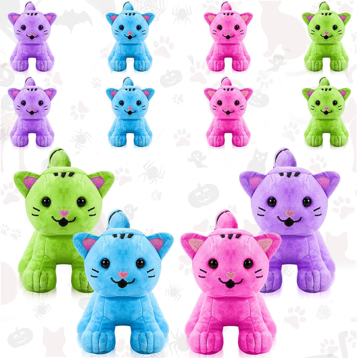 Stuffed Cat Toy (Assorted Color, Set of 8)