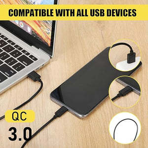 10ft USB-A to USB-C Cable (Set of 24)