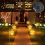 3 Sphere Ball  Pathway Light (Warm White)