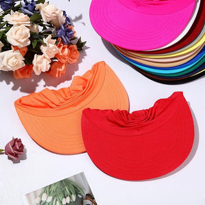 Women's Sun Visor Hat (Assorted Color, Set of 18)