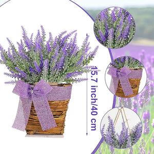 Lavender Hanging Basket - Front Door Wreath
