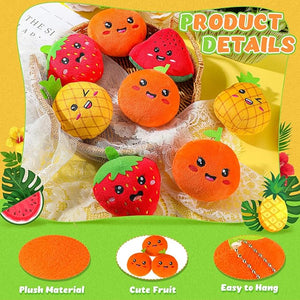 Stuffed Fruit Toy (Assorted Design, Set of 12)