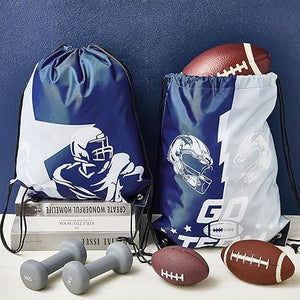 Drawstring Backpack Bag (24 Pcs, Football Theme) (Copy)