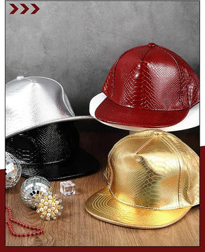 PU Leather Hip Hop Hat (Assorted Color, Set of 12)