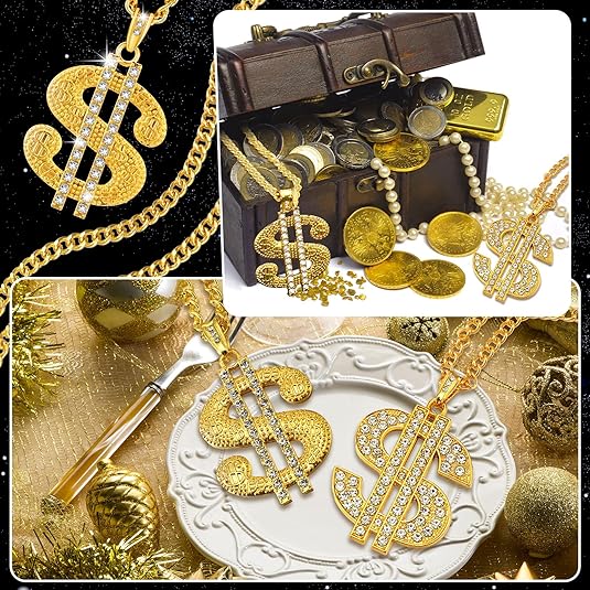 Dollar Sign Chain (Set of 2)