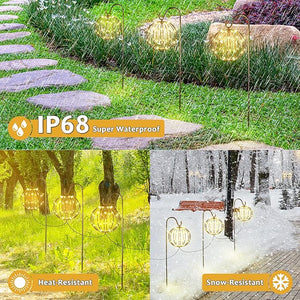 3 Sphere Ball  Pathway Light (Warm White)