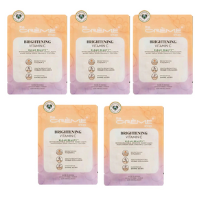 The Crème Shop Klean Beauty™ Sheet Mask - 5 Pack (VITAMIN C)