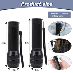 20 Pcs 4.7" LED Handheld Flashlight